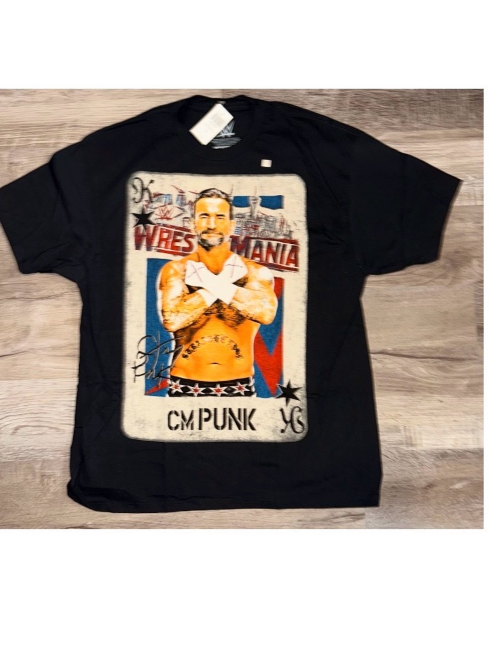 NWT Men's WWE CM Punk Shirt Size XL